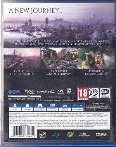 Metro Exodus - PS4 (A Grade) (Genbrug)